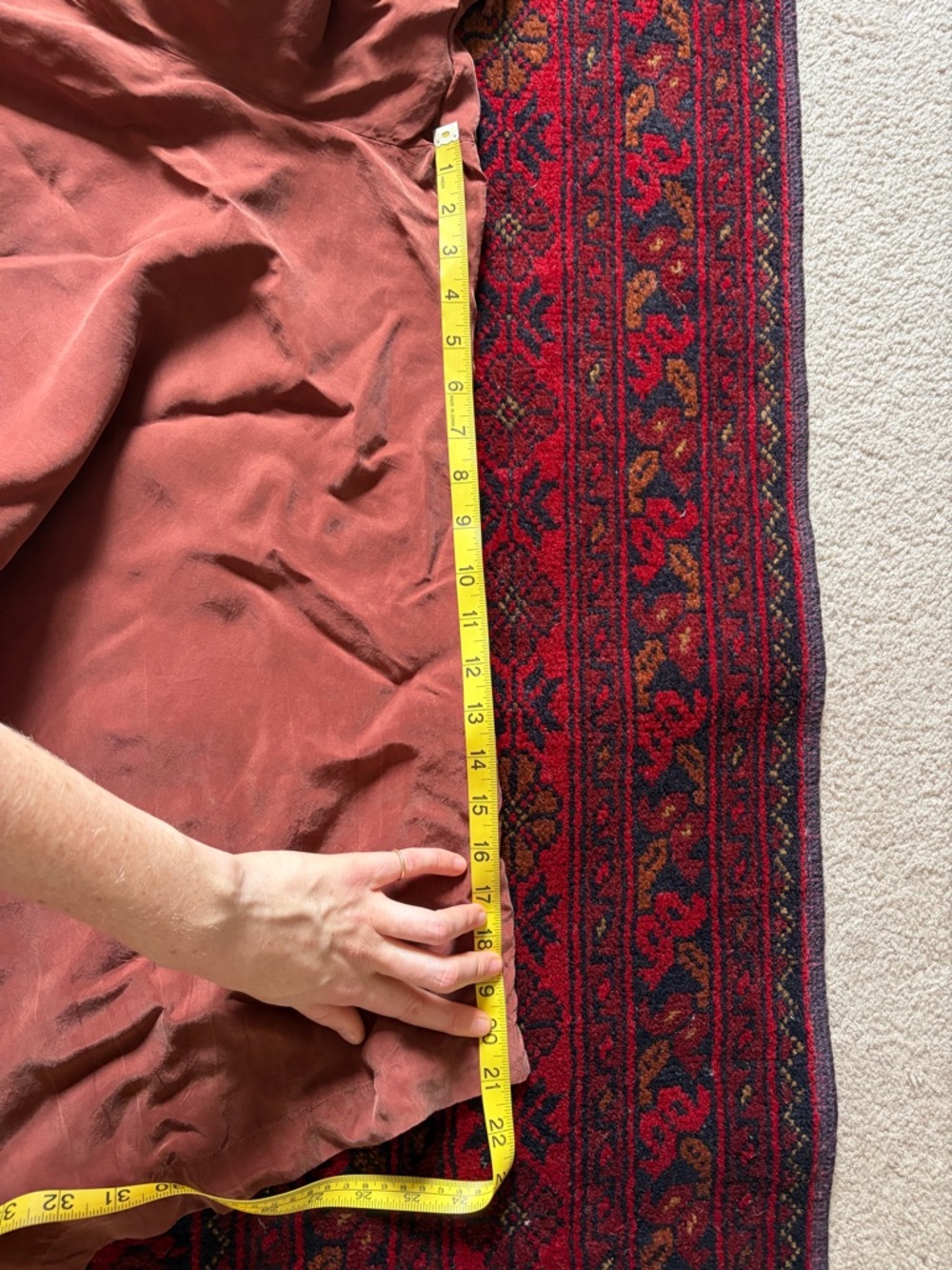 OZMA Ingrid Wide-Leg Cupro Jumpsuit in Adobe, Medium - Picture 9 of 10